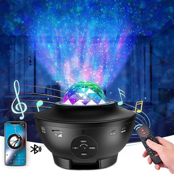 Lampe LED Galaxy avec Haut-Parleur Bluetooth
