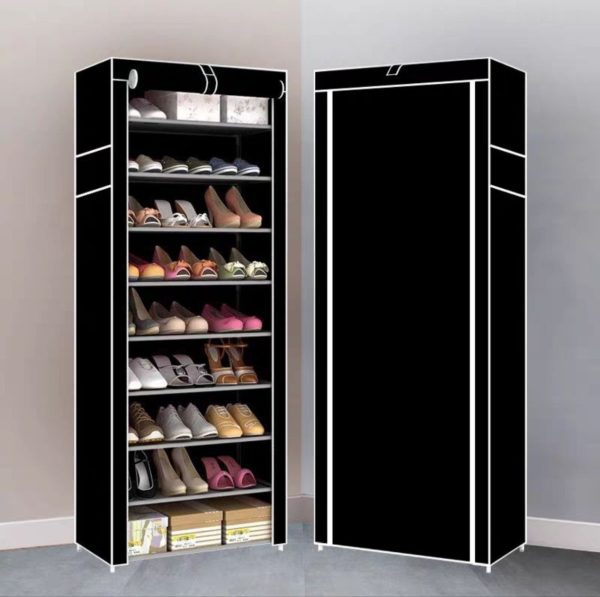Armoire à Chaussures avec 10 Couches pour un Rangement Organisé et Élegant