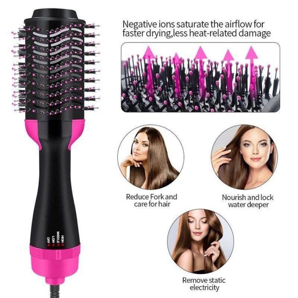 Sèche-cheveux et brosse 2-en-1 One Step 1200 watts pour des résultats de salon à la maison
