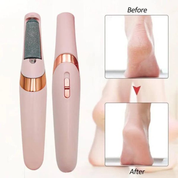 Appareil de Soin des Pieds Rechargeable avec tête rotative